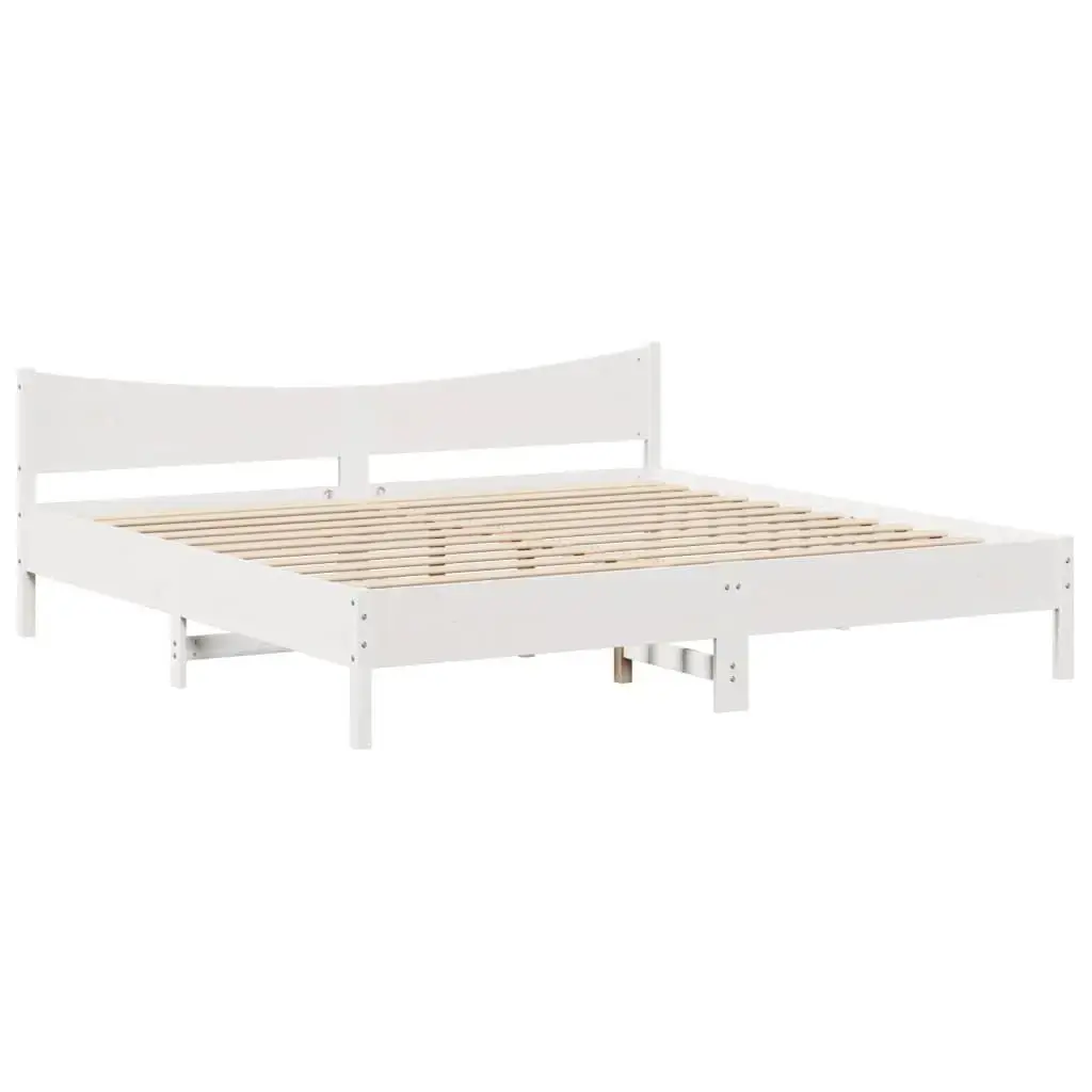 Каркас кровати VidaXL 3306292 белый 206x225 см Photo 5