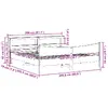 Каркас кровати VidaXL 3306292 белый 206x225 см Photo 11