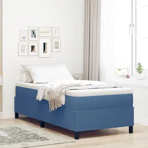 Каркас кровати VidaXL 80 x 200 см синий, фанера (engineered wood)