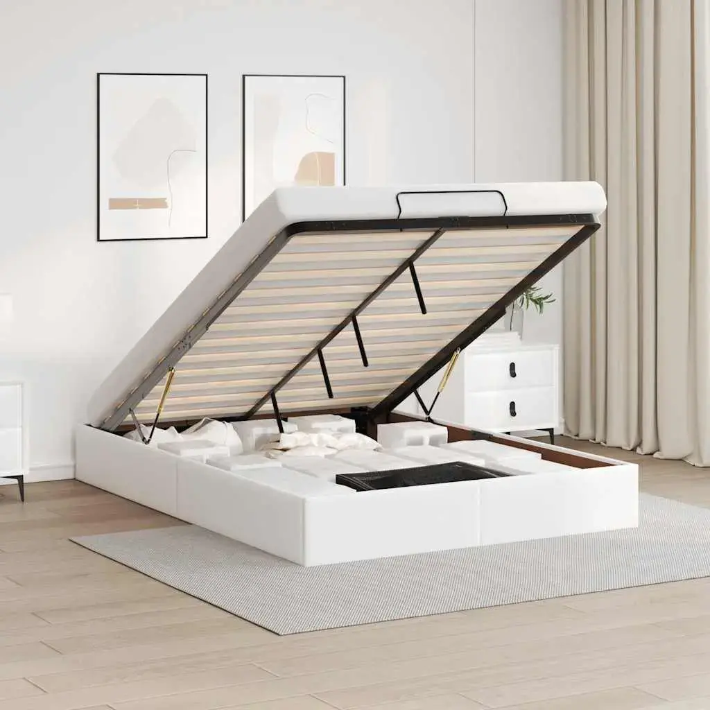 Каркас кровати VidaXL 3310805 — 140x2,03 м, белый Photo 2