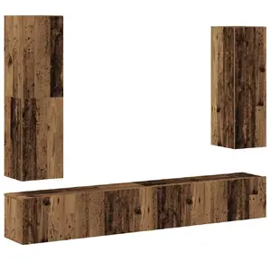 TV cabinet VidaXL 3329153, wood top and frame, 1000×300×300 mm
