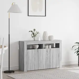 Комод VidaXL модель 3333881 Серый «Sonoma» 116 x 30 x 75 см