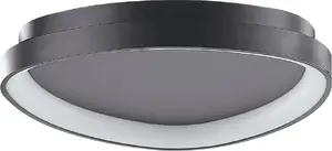 Потолочный светильник Beliani NANDING LED металлический черный — потолочный/накладной