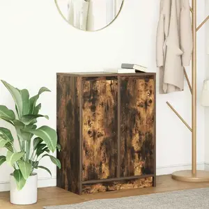 Комод VidaXL 57×34×76 см Дуб копчёный, клеёное дерево