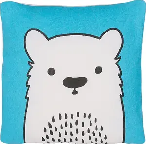 Children's cushion Beliani WARANASI 45 x 45 cm blue – decorative pillow for kids