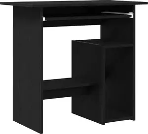 Galds VidaXL modelis 862007 melns 80 cm x 45 cm - kompakts rakstāmgaldiņš