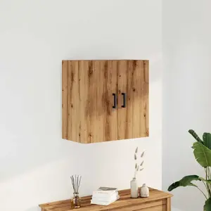 Настенный шкаф VidaXL 60×31×60 см, отделка Дуб Артизан, модель 857303