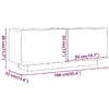 Прикроватная тумба VidaXL 3329173 Photo 11