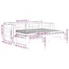 Sofa bed VidaXL 3196709 Photo 12