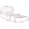 Каркас кровати VidaXL 3213852 Photo 15