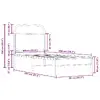 Каркас кровати VidaXL 4100347 дуб 85x207 см Photo 9
