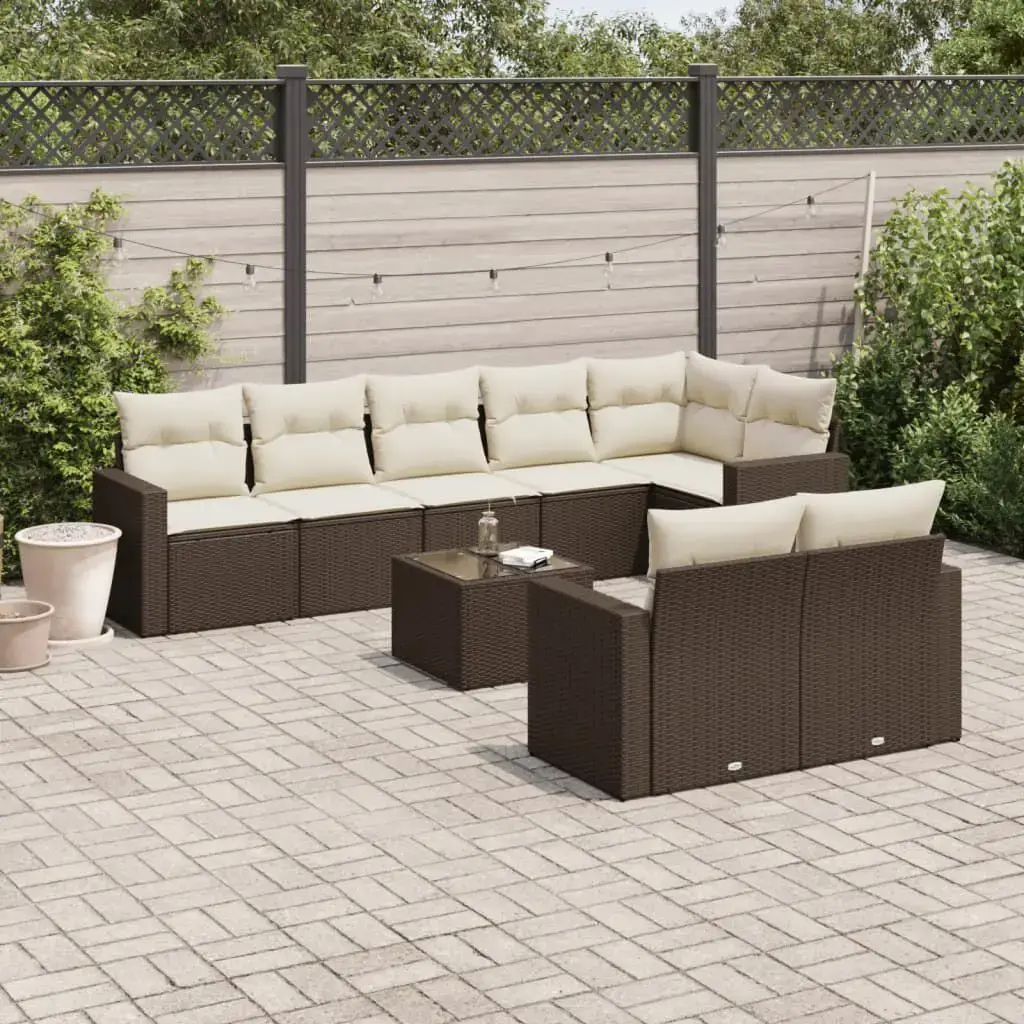 Уличная скамья VidaXL 3251570 ротанг стекло Photo 2