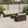 Уличная скамья VidaXL 3251570 ротанг стекло Photo 2