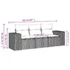 Набор уличной мебели VidaXL 3254610 — 4 предмета Photo 3