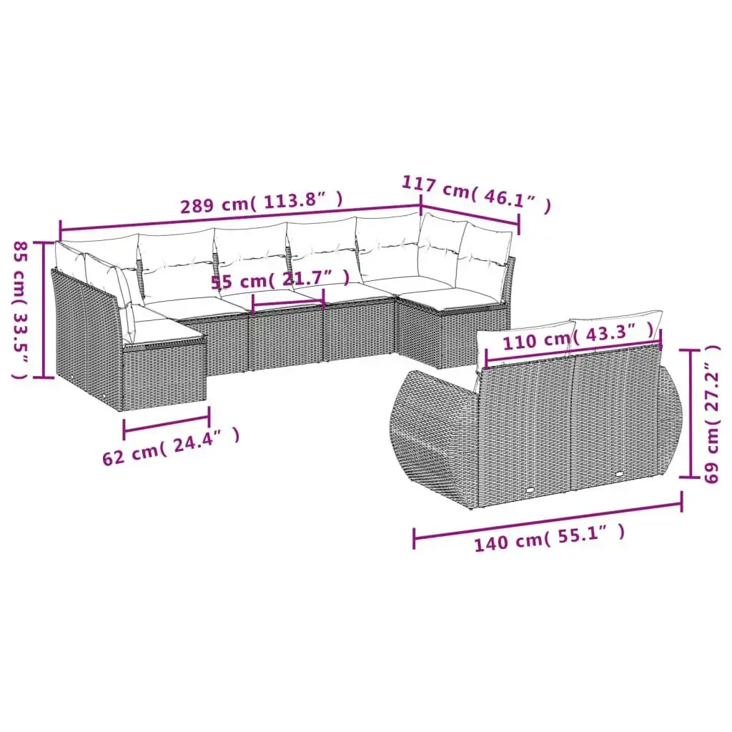 VidaXL 3221822 outdoor bench 3221822 Photo 7