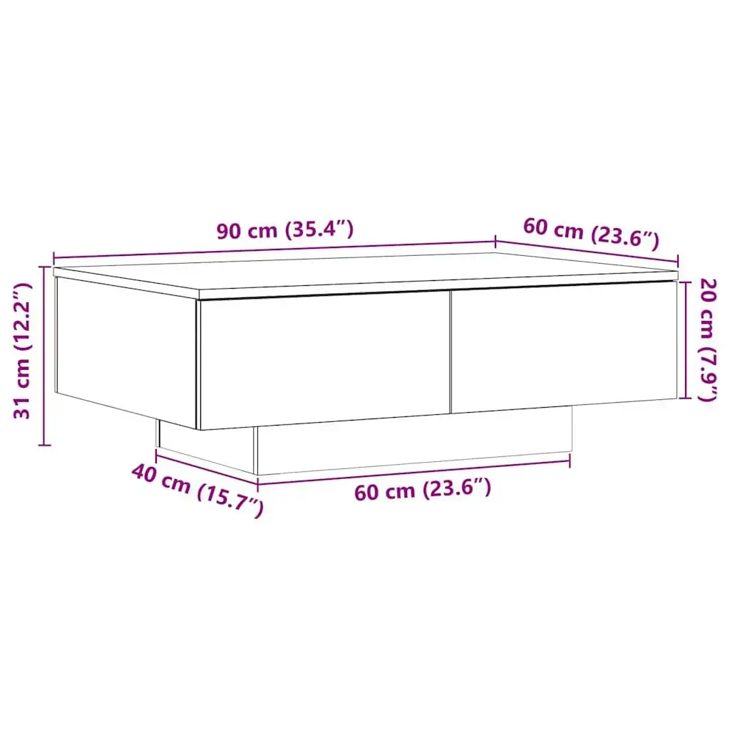 VidaXL 856570 coffee/side/end table 856570 Photo 10