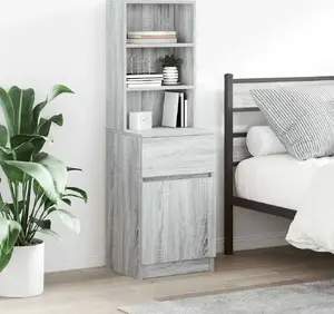Тумбочка VidaXL 861315 Серый Sonoma клееное дерево 39x35x125 см
