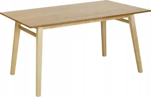 Dining table Beliani VARLEY 150 x 90 cm light wood