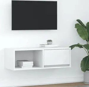 ТВ-тумба VidaXL модель 861454 белая клеёная древесина 80×31×25,5 см