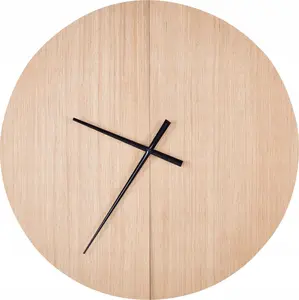 Wall clock Beliani CABIC Ø 60 cm, light wood finish