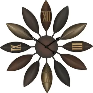 Wall clock Beliani BEINWIL 55 cm, brown