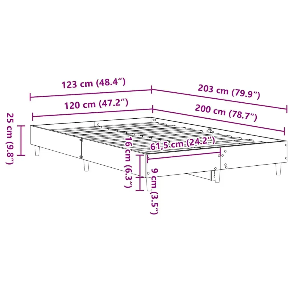 VidaXL 861059 bed frame 861059 Photo 9