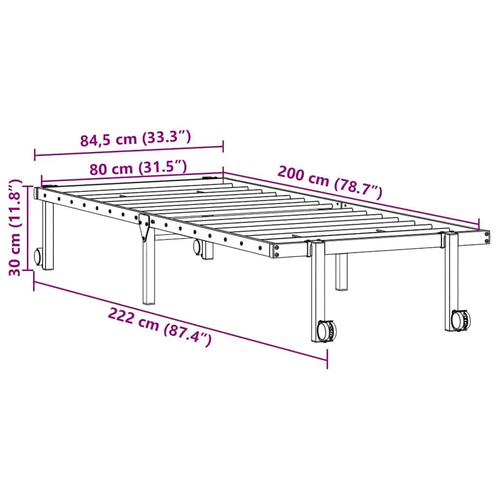 VidaXL 4103958 bed frame 4103958 Photo 11