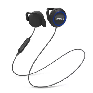 Wireless sports headset Koss BT221I — Bluetooth, supra-aural, ear-hook, 50–18000 Hz, black/blue