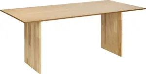 Ēdamgalda Beliani MOORA 180 x 90 cm gaišas koksnes