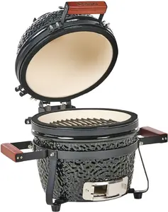 Māla ogļu mini grils Beliani KAMADO melns