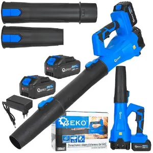 Leaf blower GEKO 21V cordless, 2x 2.0Ah batteries
