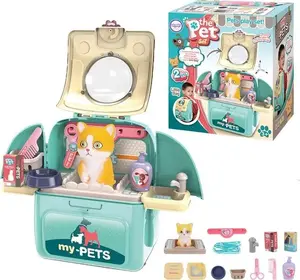 Portable Beauty Salon 2-in-1 in Backpack Woopie WOOPIE Kotek (portable beauty kit)
