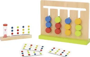 Puzzle game Tooky Toy Gra Logiczna - 18 pieces, 30 patterns, color matching, timed play
