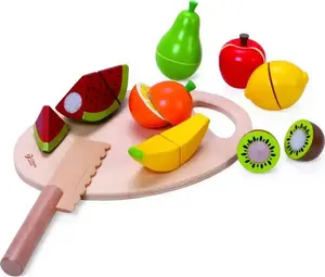 Wooden Fruit Cutting Set Classic World CW2824 — children's play kitchen accessory