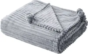 Blanket Shumee Koc 150 x 200 cm gray KAWERI
