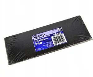 Abrasive Sanding Sheet GEKO 105x280 mm P40 grit pack (10 pieces per 1000)