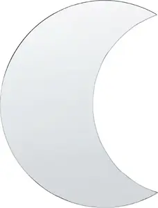 Wall mirror Beliani 40 x 60 cm silver — round-corner rectangular mirror