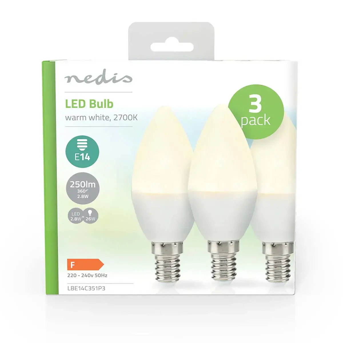 Nedis LBE14C351P3 energy-saving lamp LBE14C351P3 Photo 3
