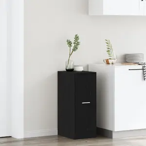 Аптечный шкаф VidaXL модель 868992, цвет Черный дуб, 30 x 41 x 77 см