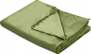 Duvet cover for weighted blanket Beliani RHEA 120 x 180 cm dark green