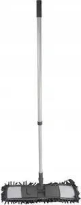 Lumarko mop duo chenille with telescopic handle, grey