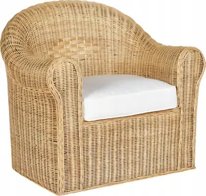 Garden chair Beliani LIVADEIA rattan outdoor seating, woven synthetic rattan, stackable