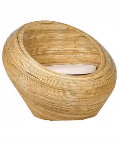 Кресло для дачи Beliani MAIORI Rattan — садовое кресло из ротанга