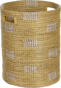 Basket made of sea grass Beliani MONGCAI — light color, decorative storage basket