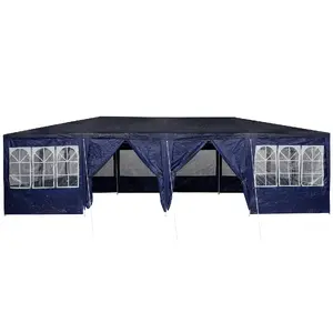 Party Tent VidaXL 12-Sided Blue 8 x 4 m PE