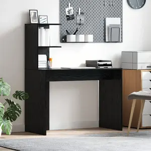Rakstāmgaldiņš VidaXL Czarne 102 cm x 50 cm – VidaXL modelis 869355, melns, 102×50 cm