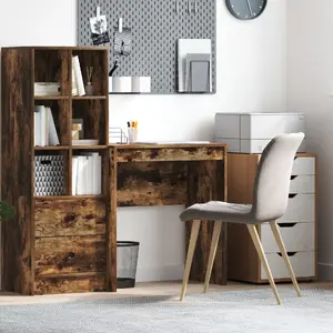 Desk VidaXL 70 cm x 40 cm brown – compact home or office desk