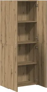 Шкаф VidaXL модель 3365559 — высокая шкаф-колонна с декором дуба 60 x 32 x 153 см, древесный материал