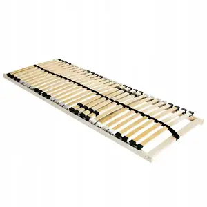 Кровать VidaXL 80 x 190 см, реечное основание из цельного бука, коричневая