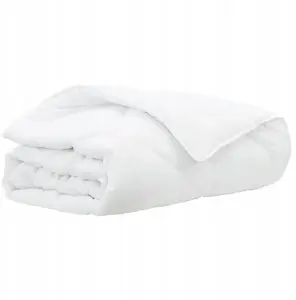 Duvet Cover and Blanket Set VidaXL 260 x 220 cm White Microfiber